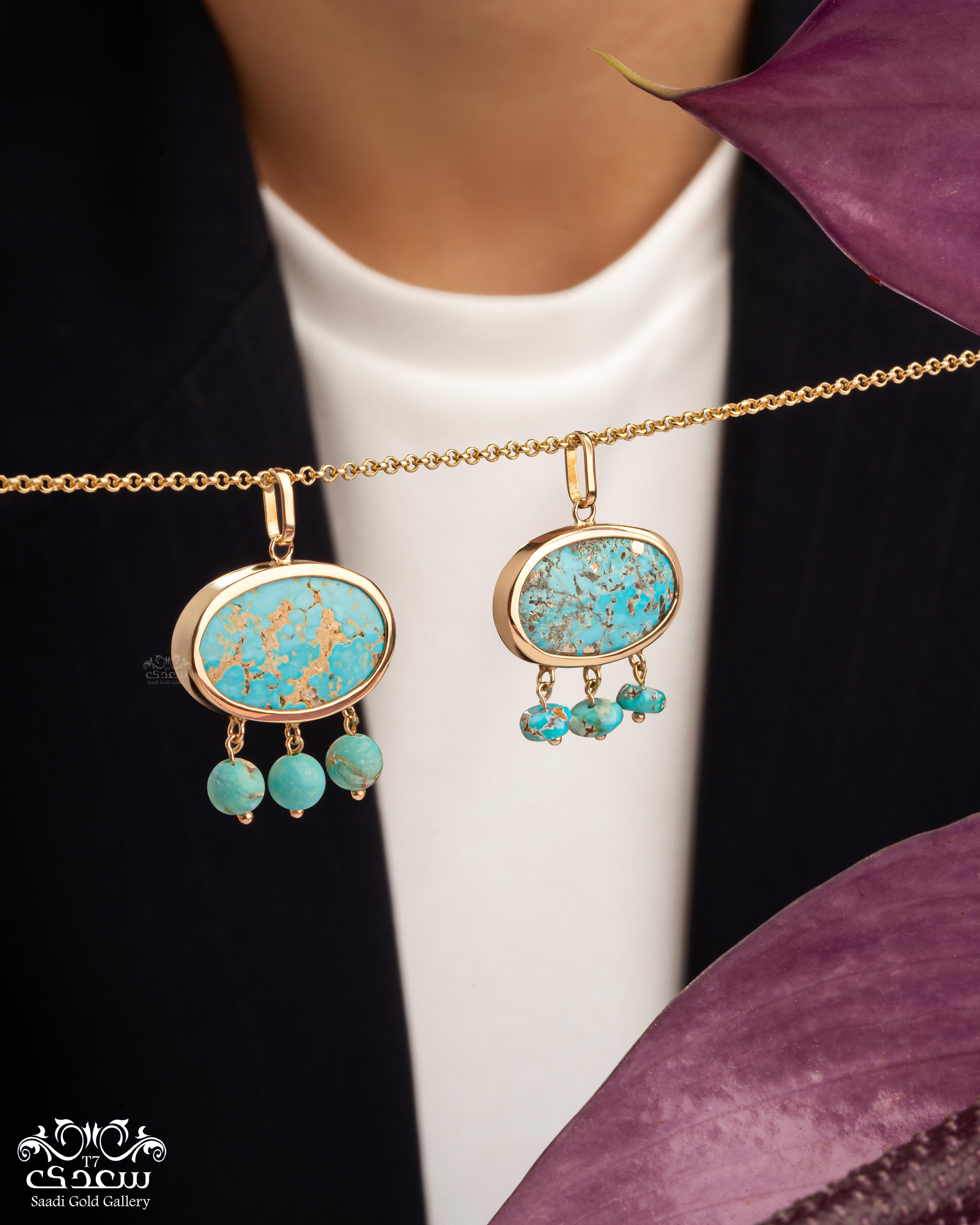 Turquoise-Tassel-Pendant